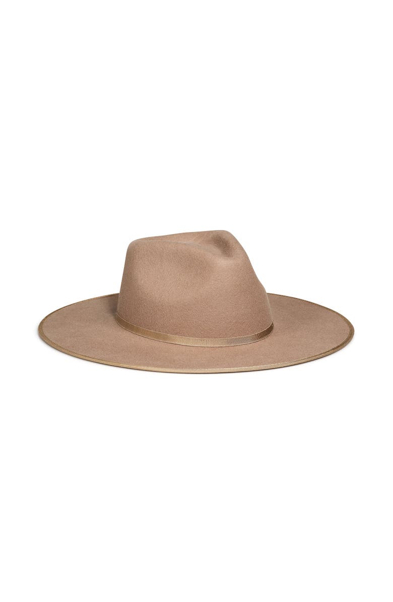 DESERI Flat Brim Hat, Alternate, color, Tan