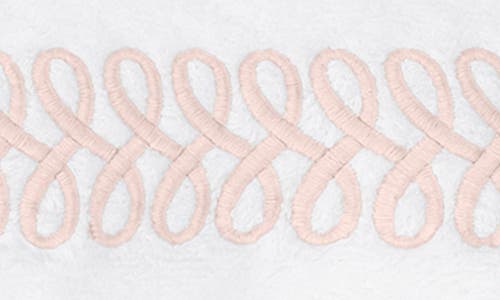 Matouk Astor Braid Bath Sheet In Blush