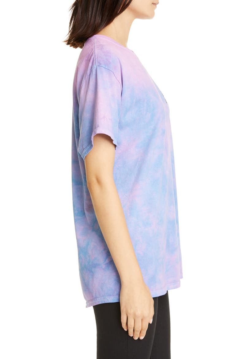 Lava Tie Dye Tee (Nordstrom Exclusive), Alternate, color, PURPLE TIE DYE W/ PRINT