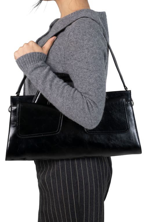 JEFFREY CAMPBELL JEFFREY CAMPBELL LORELAI DOUBLE STRAP LEATHER SATCHEL
