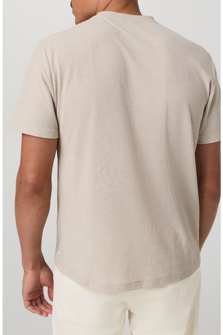 Micro Waffle Pocket T-Shirt, Alternate, color, DESERT HEATHER
