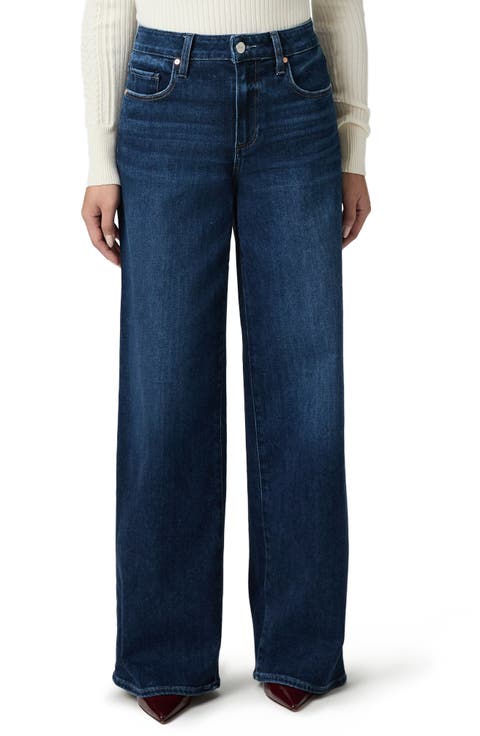 PAIGE Tatum Wide Leg Jeans (Cambre) (Petite)