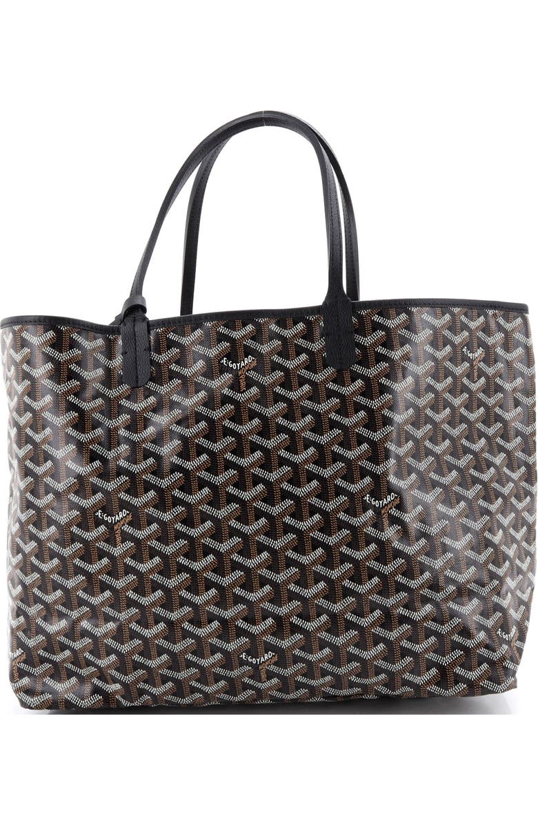 Pre-Owned Goyard Saint Louis Tote Coated Canvas PM, Alternate, color, Black