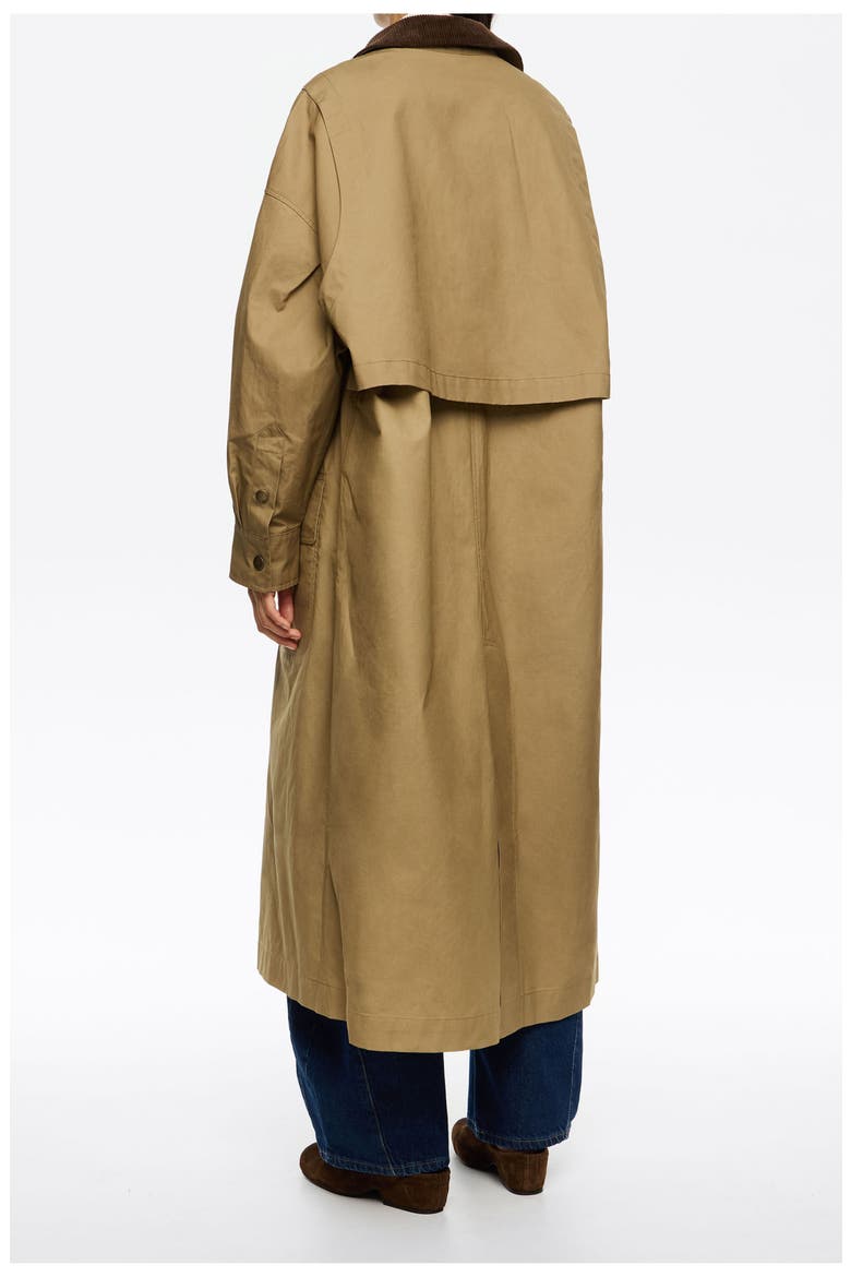 Maxi Length Trench, Alternate, color, KHAKI
