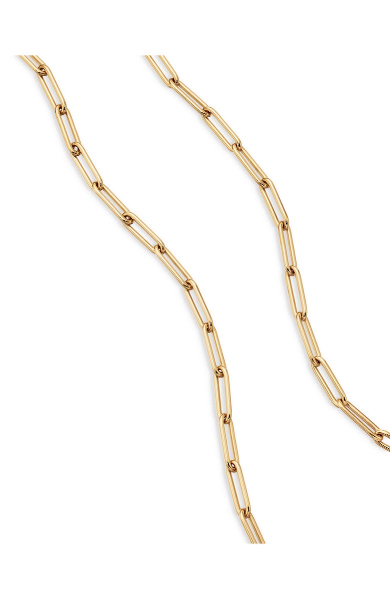 David Yurman Men's Chain Link Necklace in 18K Yellow Gold, 3.5mm, Alternate, color, 18K Yellow Gold