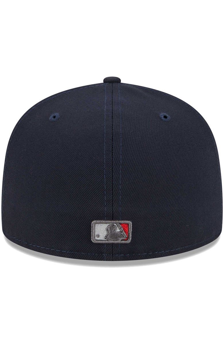 New Era Men's New Era Navy New York Yankees Script Fill 59FIFTY Fitted Hat, Alternate, color,