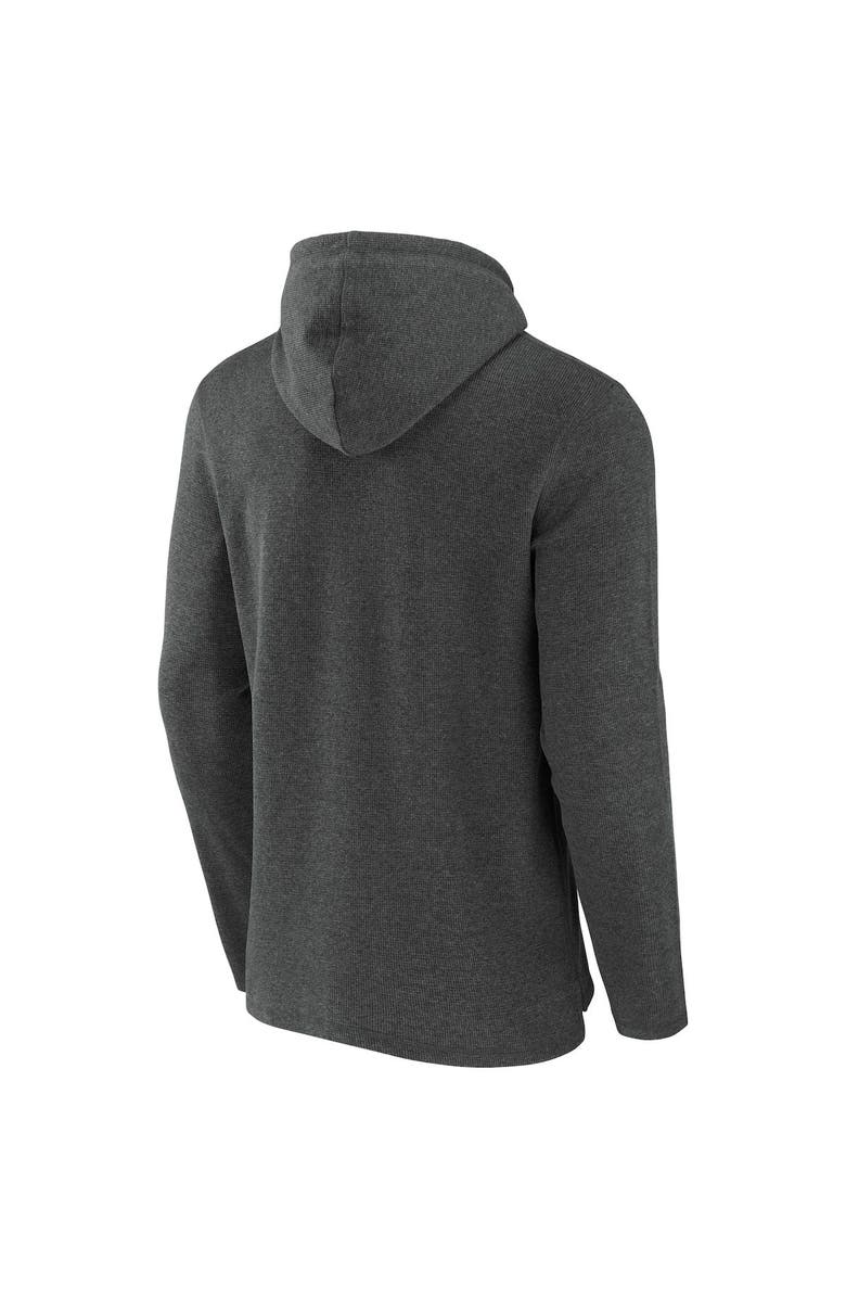 NFL X DARIUS RUCKER Men's NFL x Darius Rucker Collection by Fanatics Heathered Charcoal Las Vegas Raiders Waffle Knit Pullover Hoodie, Alternate, color, Heather Charcoal