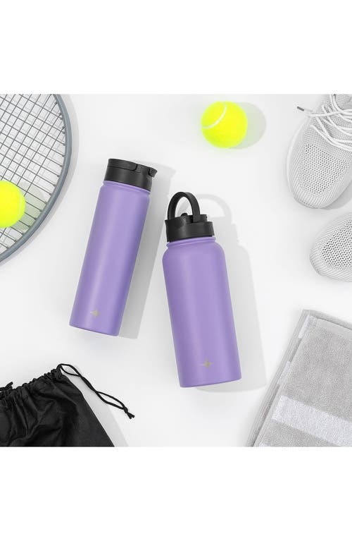 Joyjolt Stainless Steel Water Bottle In Purple