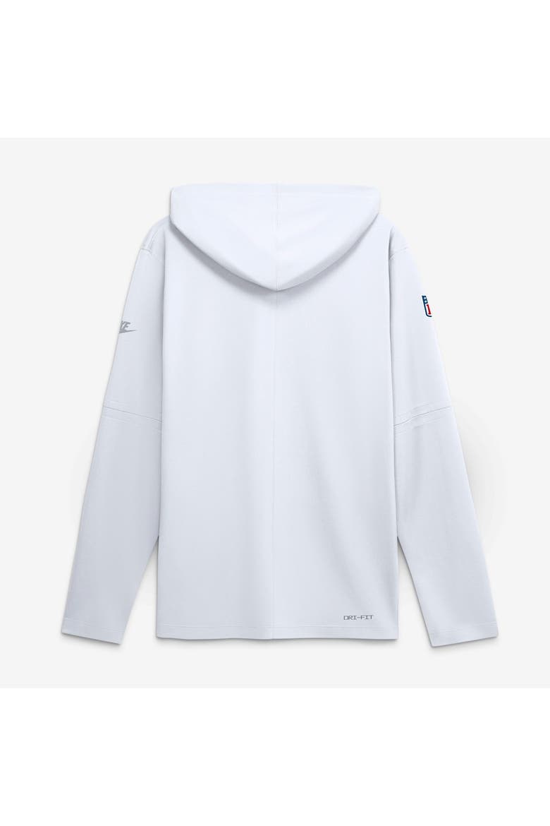 Men's Nike White Tampa Bay Buccaneers Sideline Alternate Lightweight Long Sleeve Hooded Dri-FIT T-Shirt, Alternate, color, White