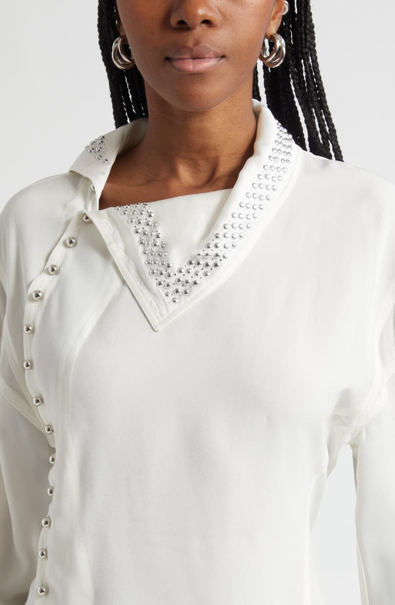 Rabanne Triple Loop Hoop Earrings & Ear Cuff Set, Alternate, color, Silver