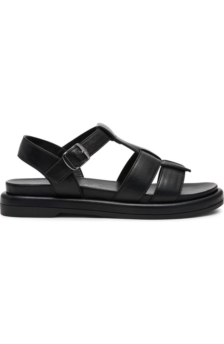 Anne Klein Emarent Sandal, Alternate, color, Black Nappa Pu