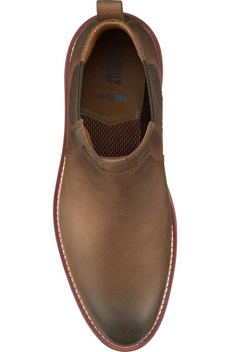 Johnston & Murphy Upton Chelsea Boot, Alternate, color, Brown Oiled Full Grain