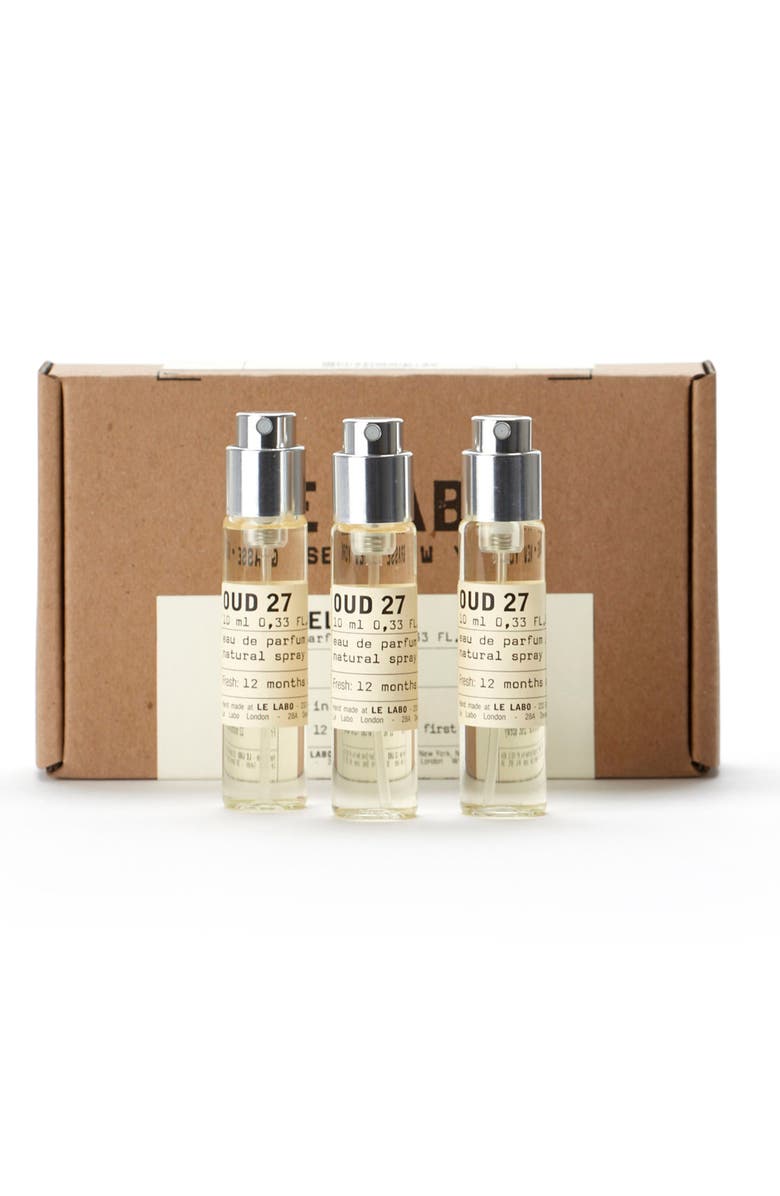 Le Labo Oud 27 Eau de Parfum Travel Tube Refill Trio, Alternate, color,