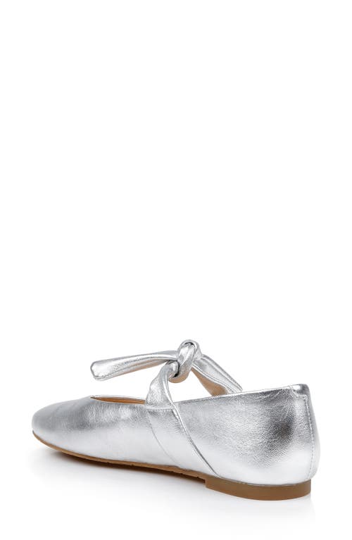 Jewel Badgley Mischka Women's Taylore Ballet Flats In Silver Metallic