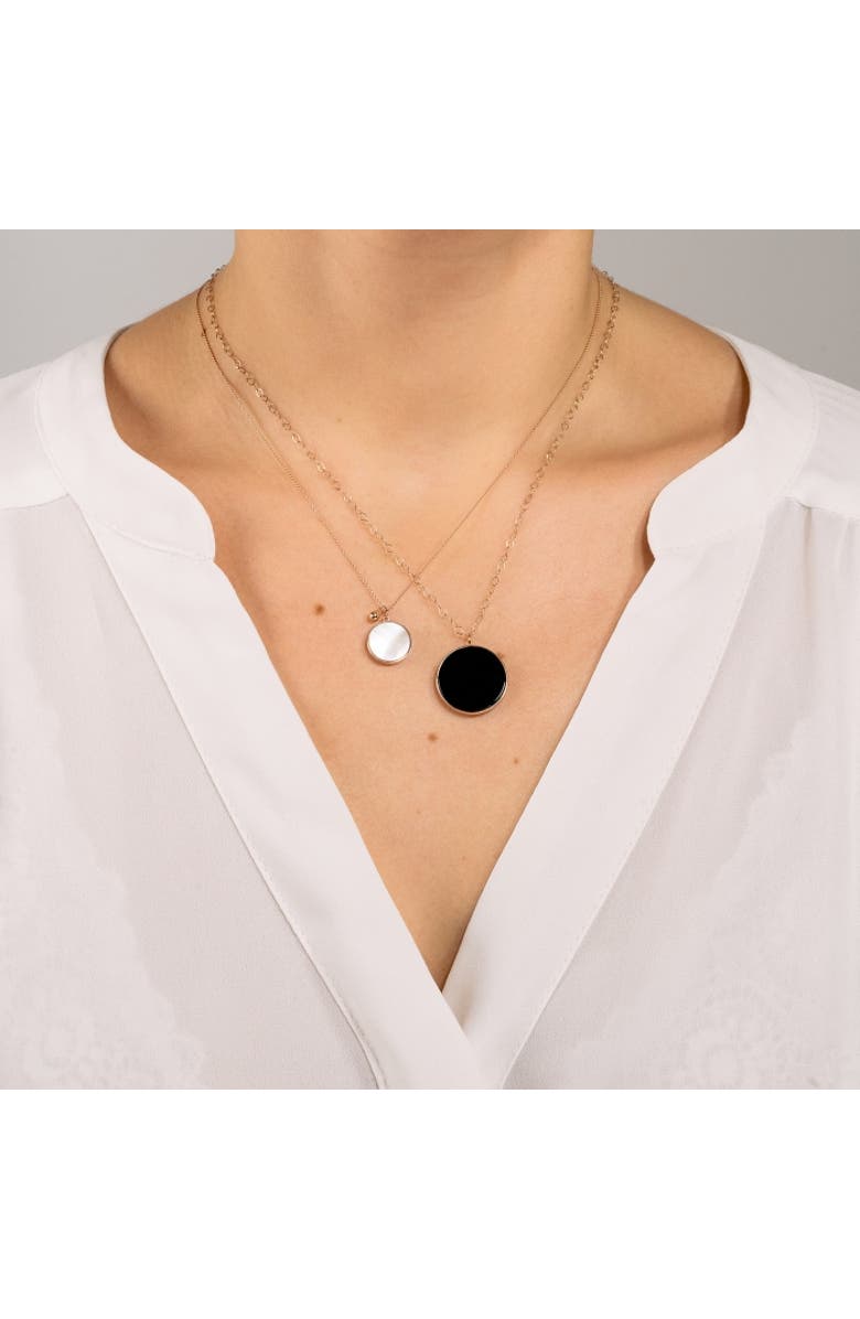 ginette ny Jumbo Ever Necklace, Alternate, color, Black Onyx