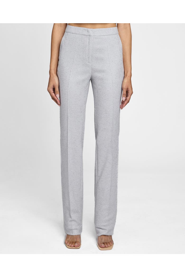Amara Straight Leg Pant in Soft Boucle, Main, color, Ash