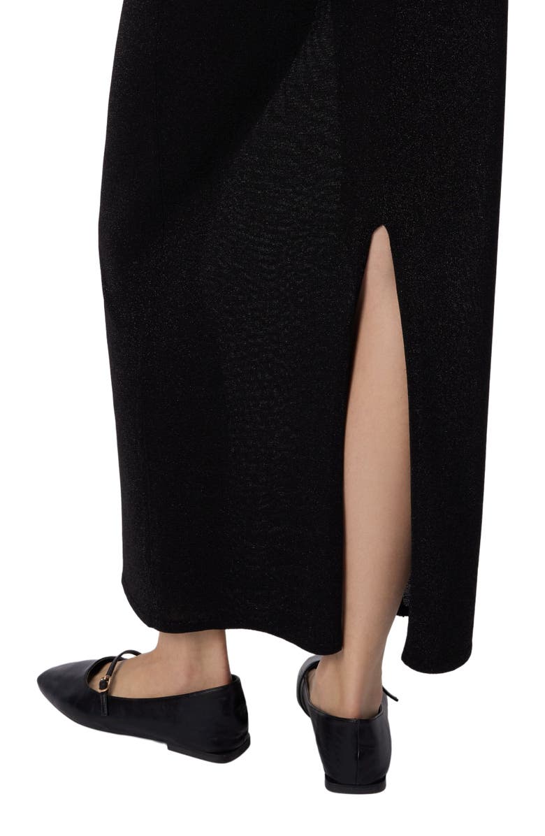 Missoni Long Skirt With Slit, Alternate, color, Black