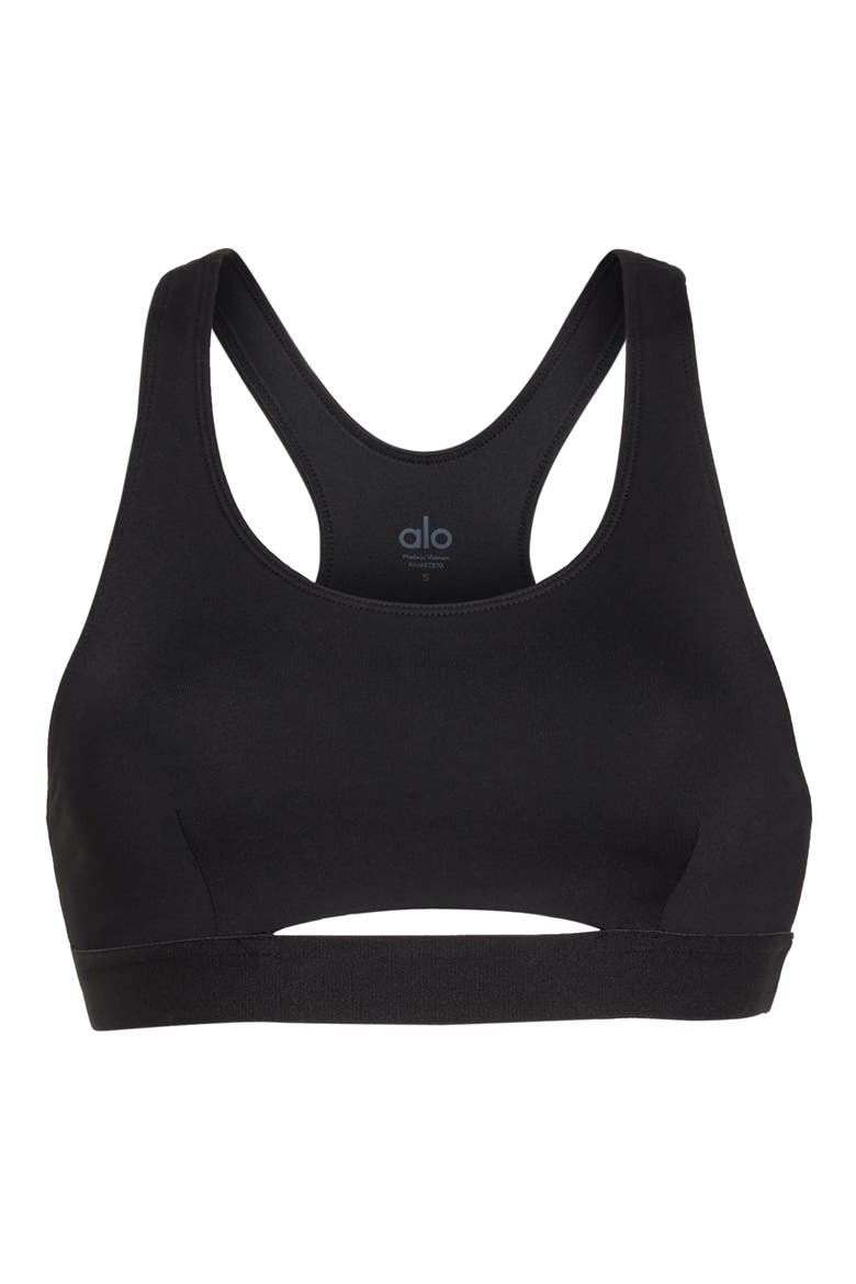 Moonlit Sports Bra, Alternate, color, BLACK