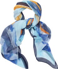SAACHI Abstract Pleat Scarf
