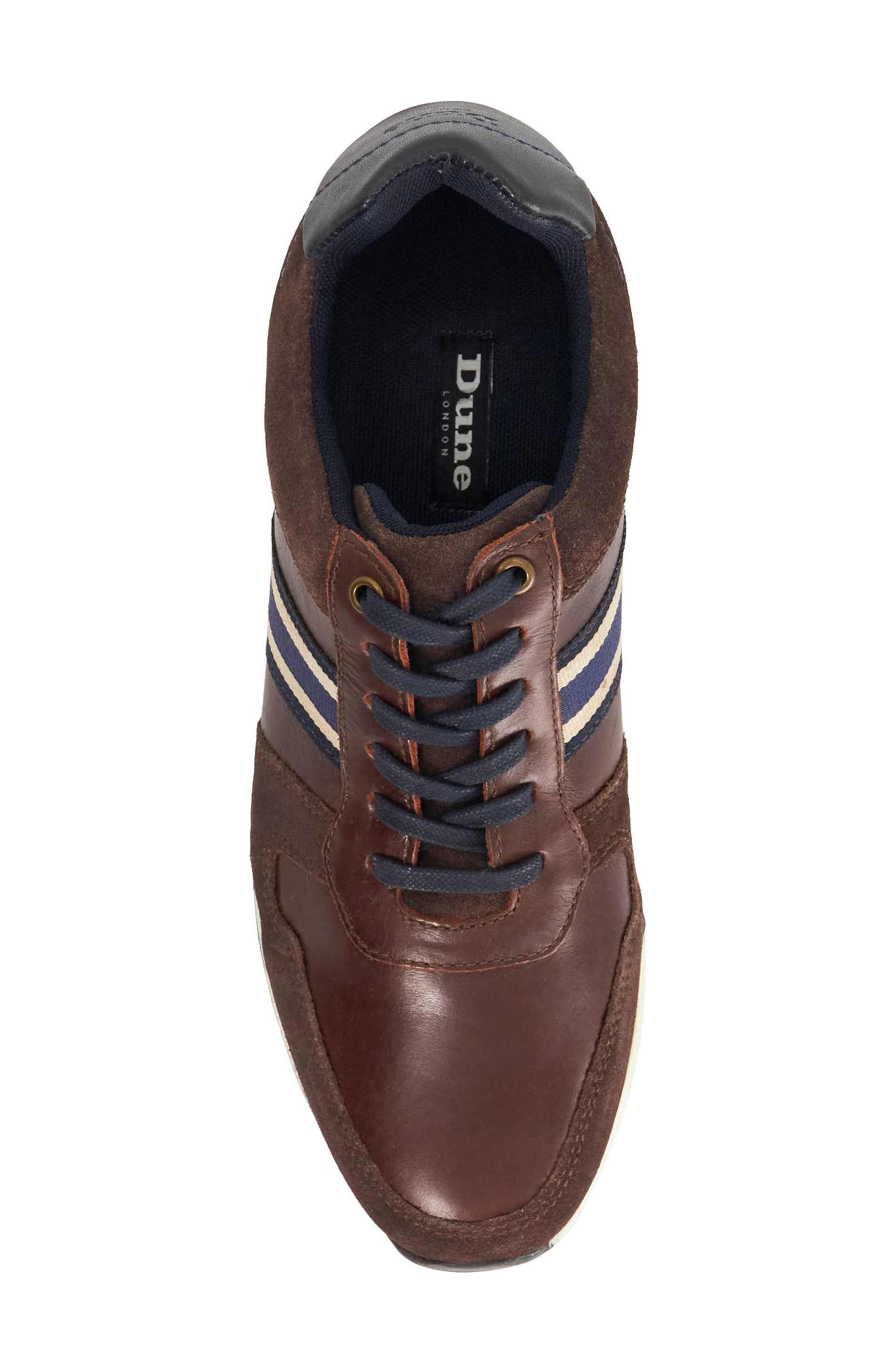 Dune London Talay Sneaker, Alternate, color, Brown