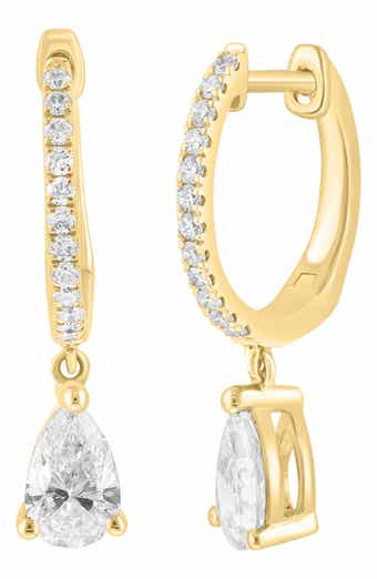 Lab-Grown Diamond Drop Earrings