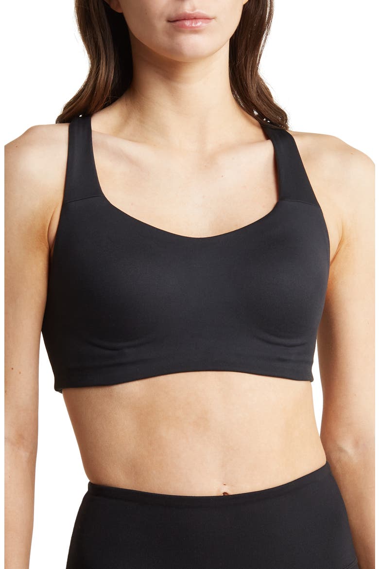 Willow Molded Sports Bra, Main, color, BLACK