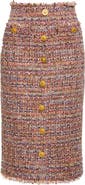 L'AGENCE Tai Tweed Midi Skirt