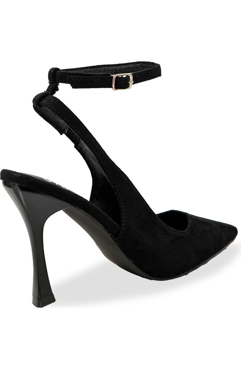 CHASE AND CHLOE Jazir Ankle Strap Pump, Alternate, color, Black