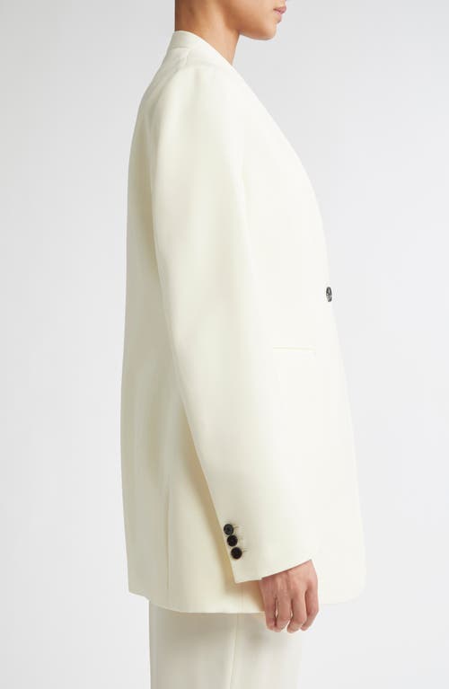 Jil Sander Tailored Blazer Front Pockets In Ecru