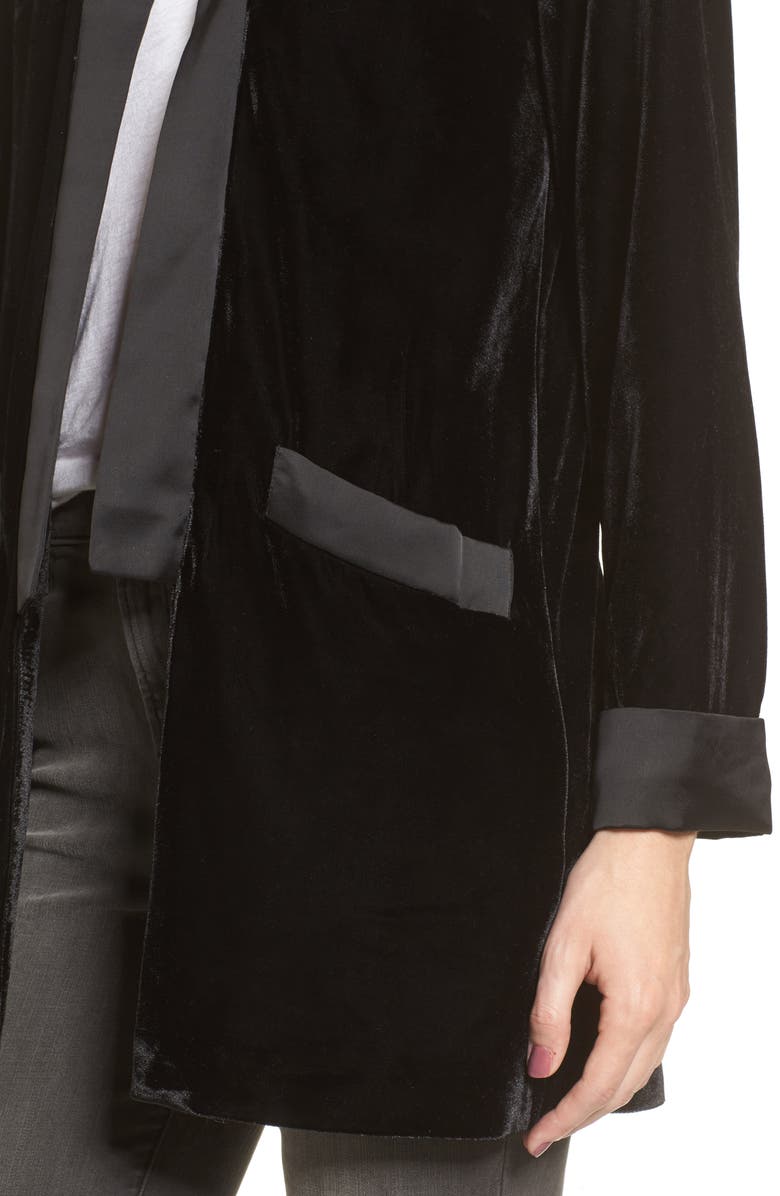 BB Dakota by Steve Madden BB Dakota Curran Velvet Blazer, Alternate, color, 