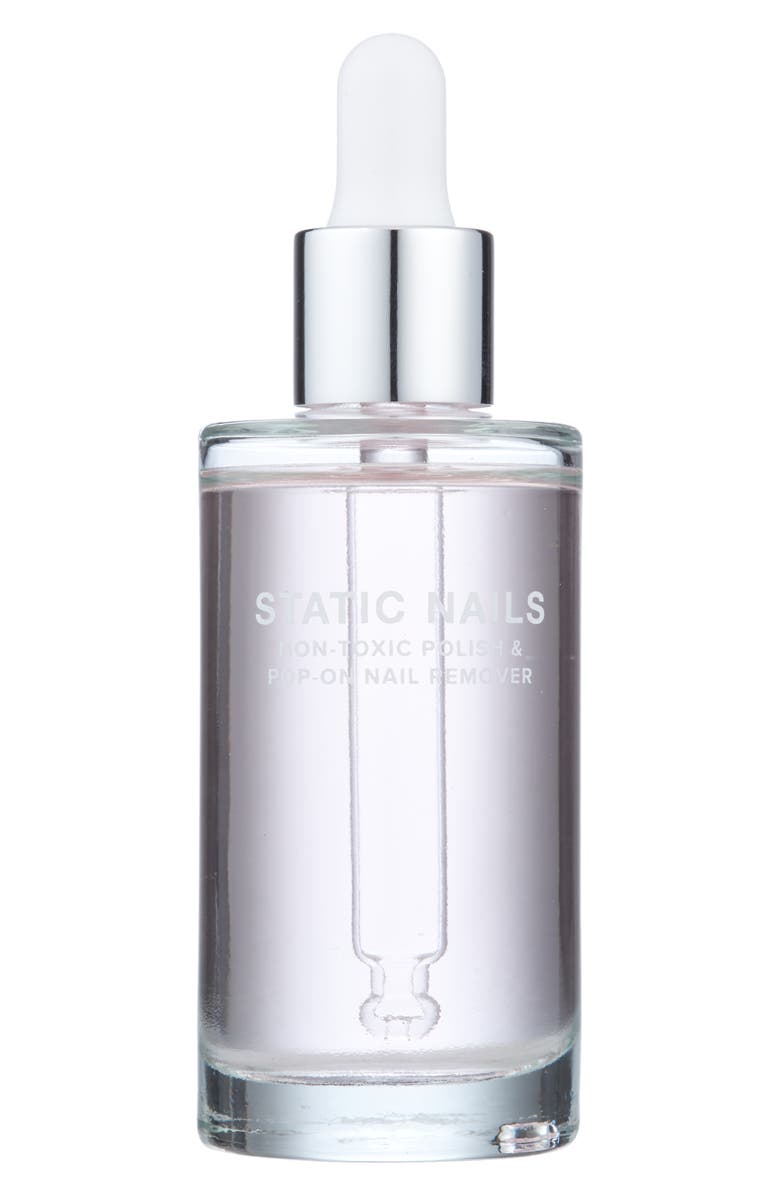 Static Nails Nontoxic Polish & Pop-On Nail Remover, Main, color, 