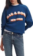 rag & bone Oversize Logo Graphic Sweatshirt