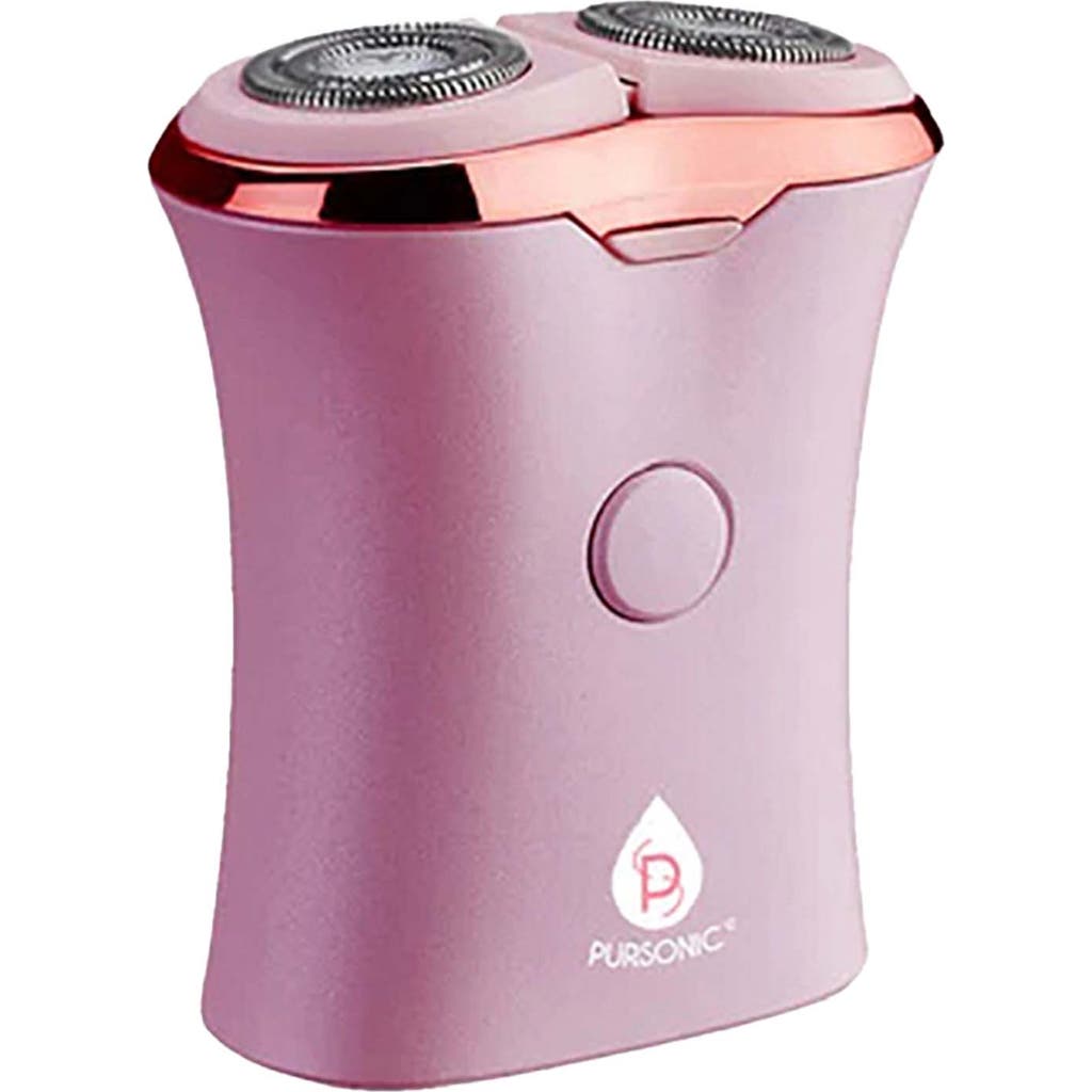 Pursonic Rechargeable Usb Ladies Shaver In Pink