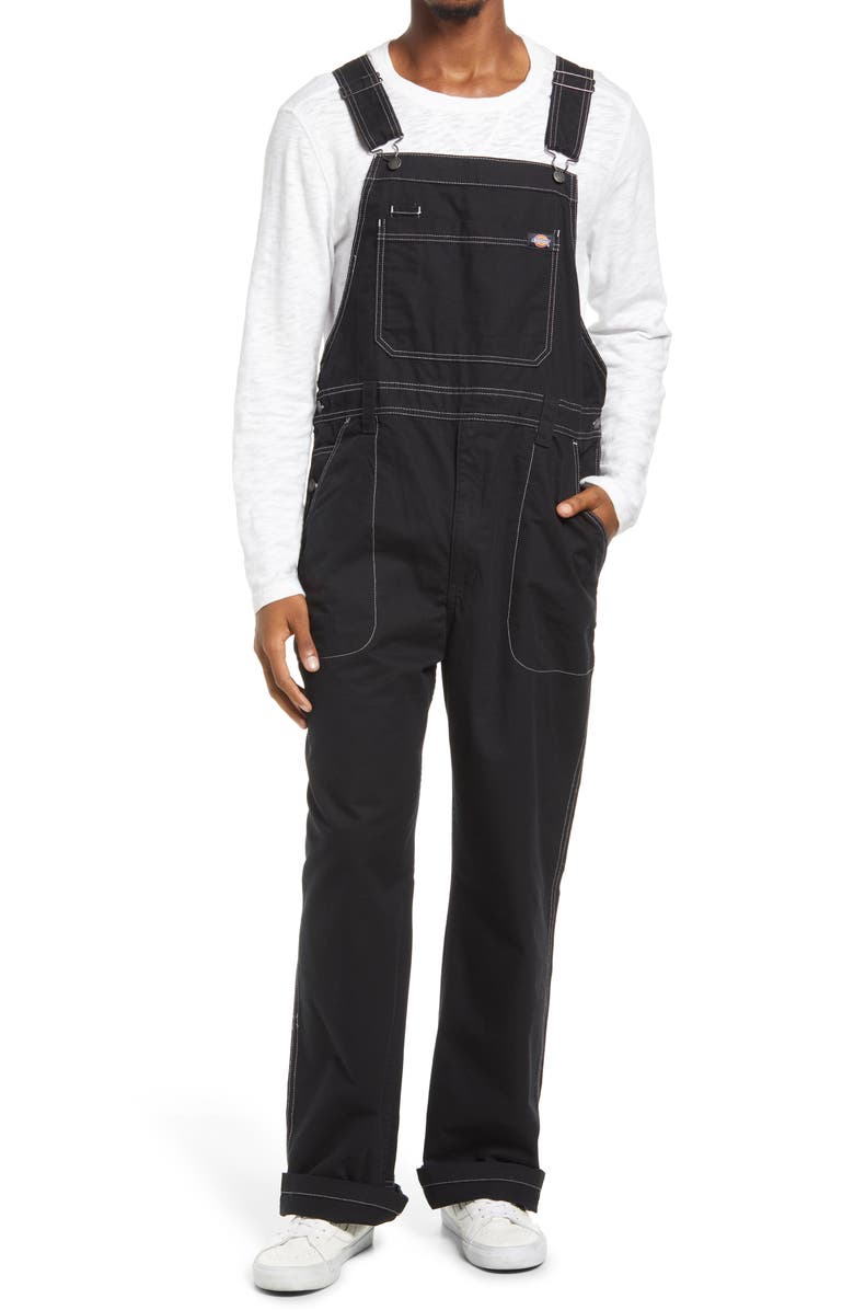 Dickies Men's R2R Reworked Cotton Canvas Bib Overalls, Main, color,