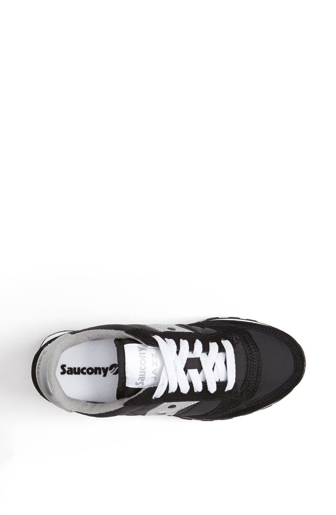 'Jazz - Original' Sneaker, Alternate, color, BLACK/ SILVER