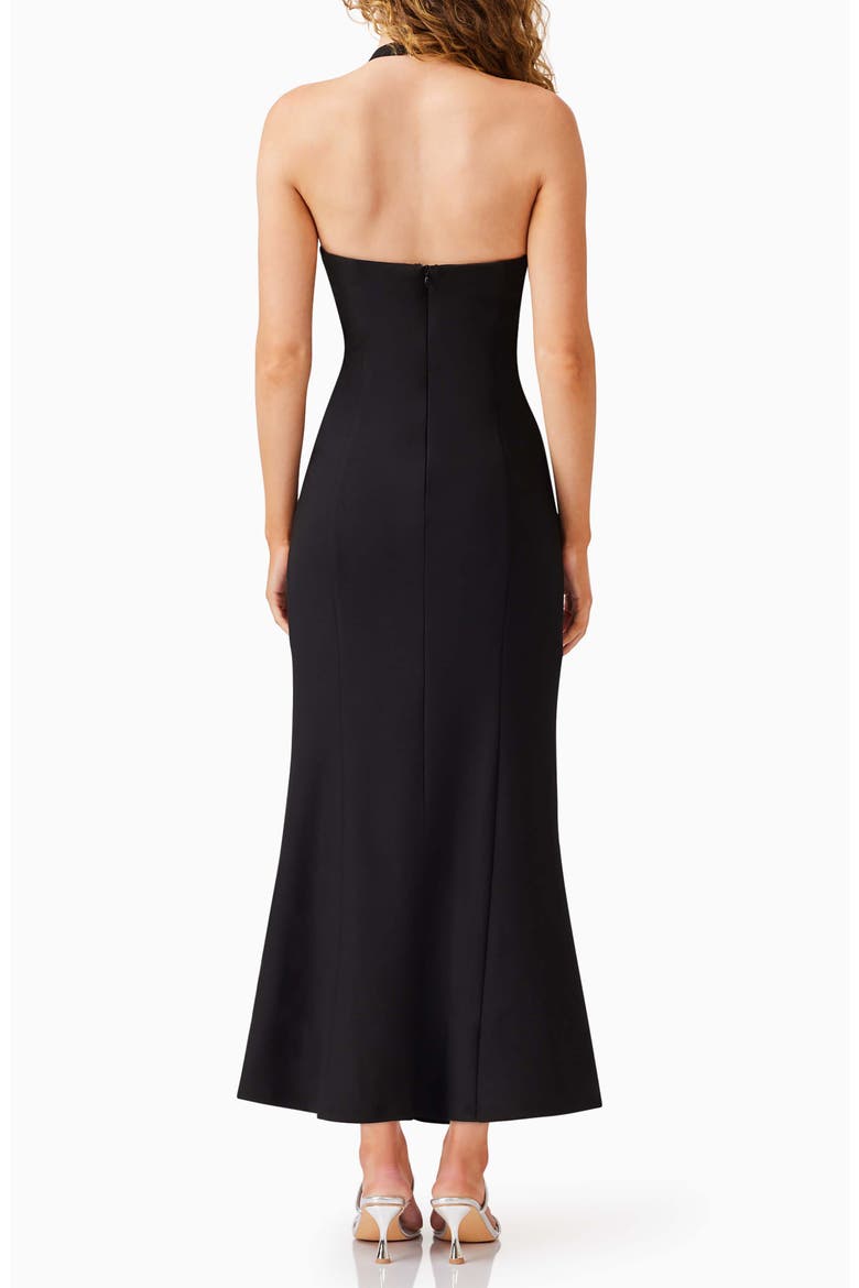 Selena Sleeveless Cocktail Dress, Alternate, color, BLACK