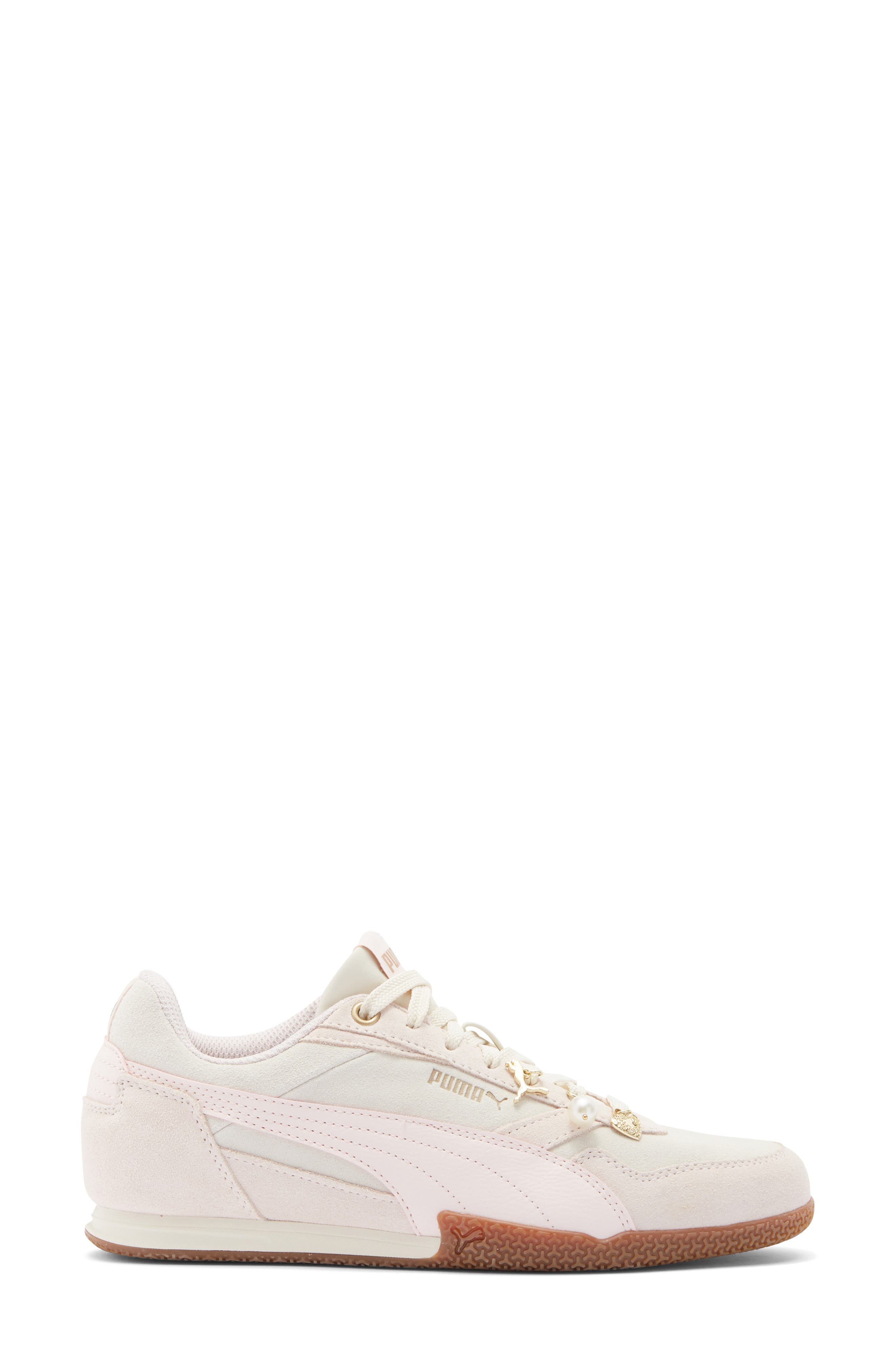 PUMA Bella Donna Bling Ring Sneaker, Alternate, color, Alpine Snow/ Jasmine Flower