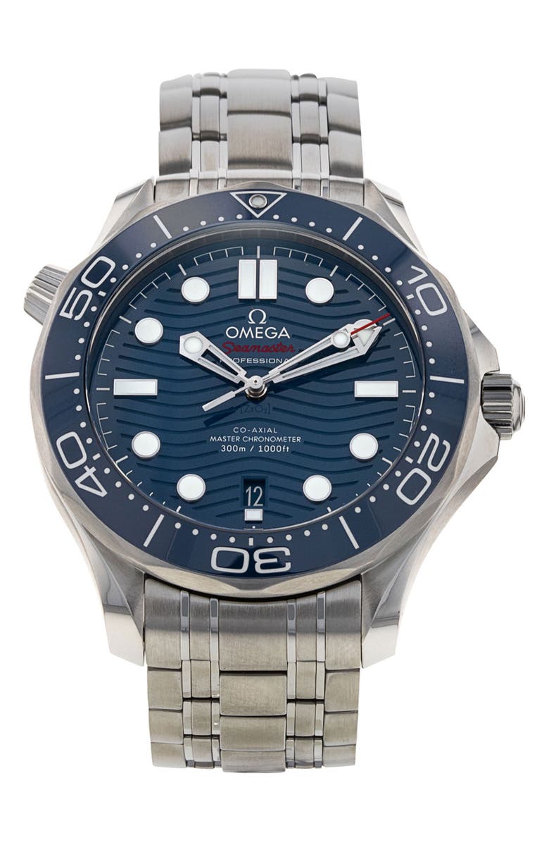 Watchfinder & Co. Omega Preowned 2023 Seamaster Diver 300M Automatic Bracelet Watch, 42mm, Main, color, 