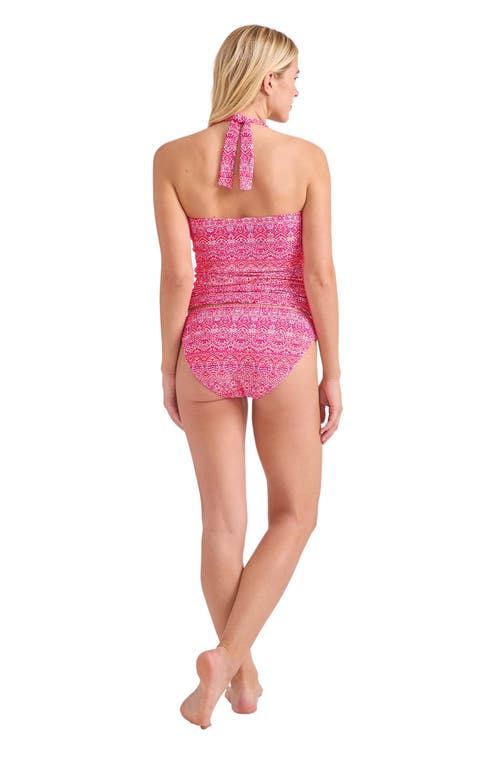 TOMMY BAHAMA TOMMY BAHAMA ISLAND CAYS POINT REVERSIBLE TANKINI TOP