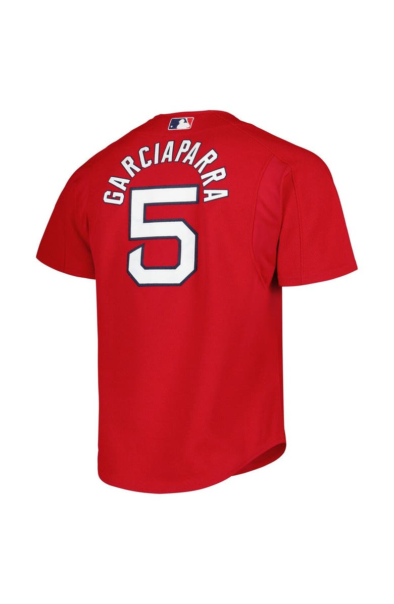 Mitchell & Ness Men's Mitchell & Ness Nomar Garciaparra Red Boston Red Sox Cooperstown Collection Mesh Batting Practice Button-Up Jersey, Alternate, color, 