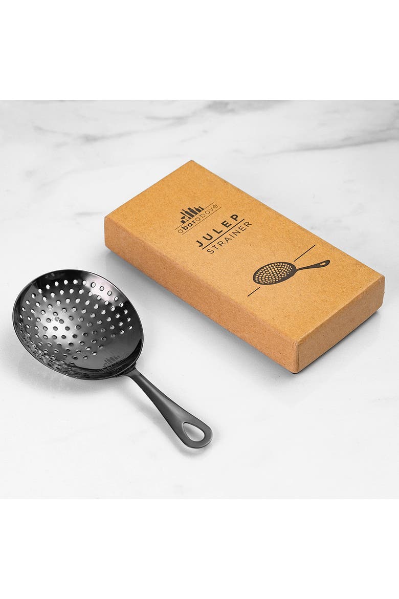 Black Julep Cocktail Strainer, Alternate, color, Black