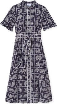 Cartolina Aria Eyelet Midi Dress
