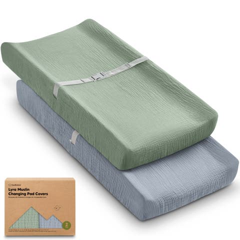 2-Pack Lyra Muslin Changing Pad Covers