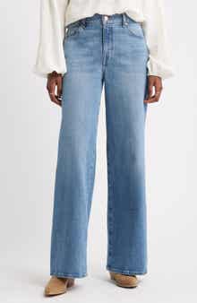 Treasure & Bond High Waist Denim Wide Leg Jeans