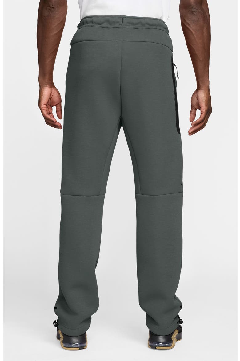 Tech Fleece Open Hem Sweatpants, Alternate, color, CAMO GREEN/ BLACK