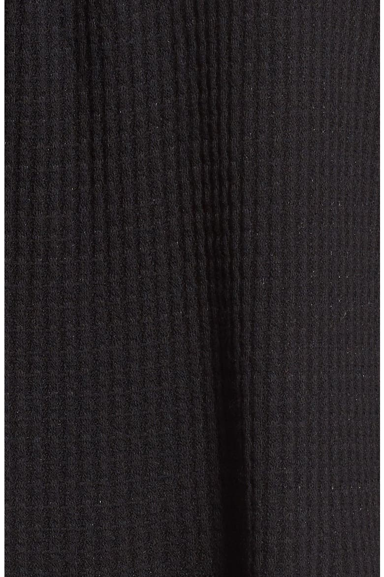 Thermal Henley Top, Alternate, color, BLACK