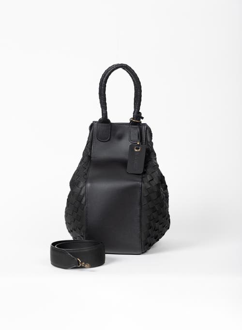 Deux Mains All Day Leather Tote In Black