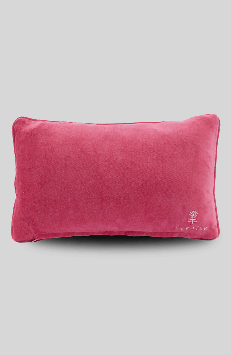Furbish Studio F This Needlepoint Pillow, Alternate, color, F This