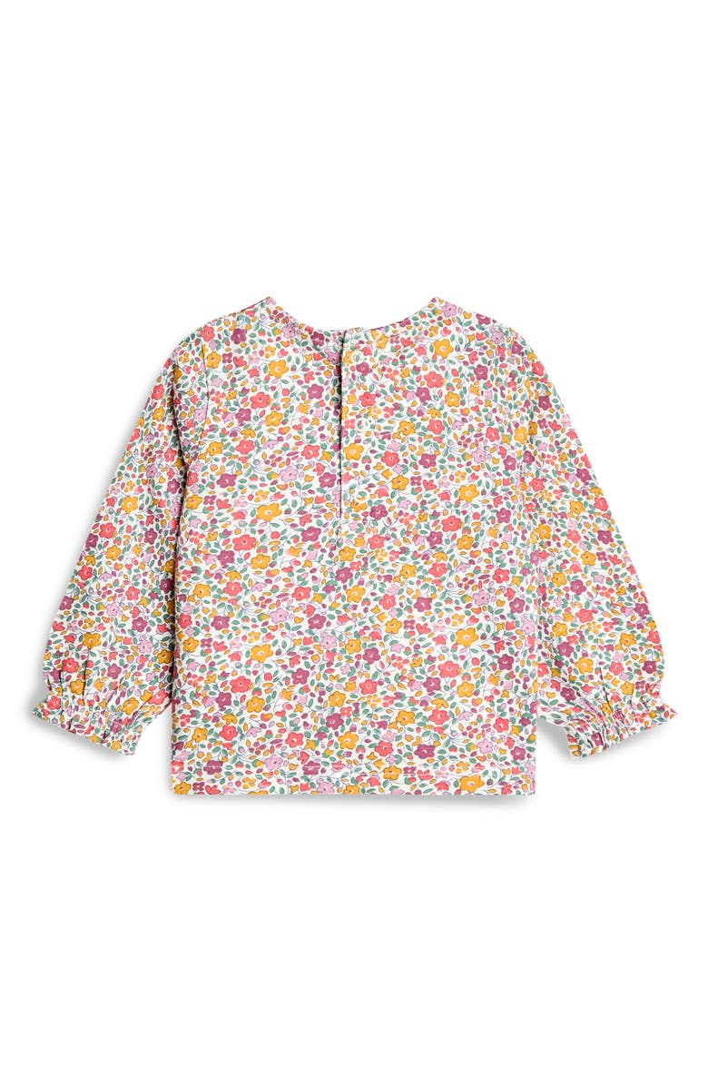 JOJO MAMAN BEBE Bunny Cotton Blend T-Shirt & Corduroy Overalls Set, Alternate, color, Berry