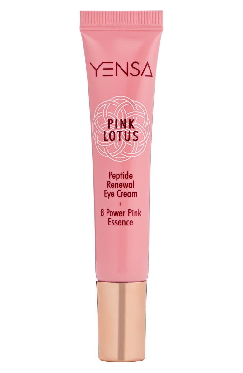 YENSA Pink Lotus Peptide Renewal Eye Cream, Main, color, 
